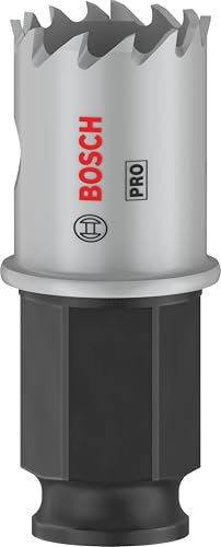 Bosch 1x Scie trépan PRO Sheet Metal Power Change Plus (pour Tôles en acier inoxydable, Tôles en acier, Ø 21 mm, Professional Accessoire Perceuses/visseuses rotatives)