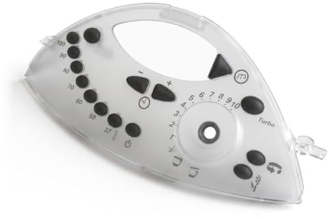 PIESSEONLINE - Mascherina Bimby TM31 Compatibile - Facile da Installare - Completa di Tasti - Protegge il Robot da Cucina da Schizzi e Umidità - Aderenza Perfetta, Stabile e Resistente
