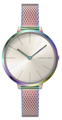 Lilienthal Berlin Damenuhr Rosalux in Rainbow - Armbanduhr aus Chirurgenstahl mit einem Quarzuhrwerk & saphirbeschichtetem Glas - 30 mm