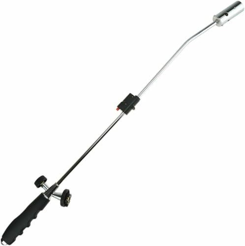 D.I.L® Butane Weed Gas Burner Wand Blowtorch Garden Torch Weeds Killer Burner With 8 Gas Refills Canisters
