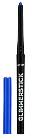 AVON Glimmerstick Delineador de Ojos Azure Blue | Lápiz de ojos waterproof de textura suave para un trazo intenso, preciso y duradero en tono Azure Blue