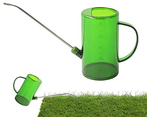 Arrosoir long bec – Bouilloire en acier inoxydable – Bouilloire d'jardin en acier inoxydable pour l'intérieur pour un arrosage précis Lingjiong