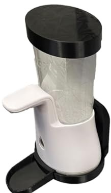 Wandhalterung,Halterung mit Tropfschale kompatibel mit Sagrotan No Touch Seifenspender (Schwarz)