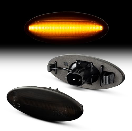 LLCTOOLS LED Seitenblinker passend für Toyota RAV4 III Smoke
