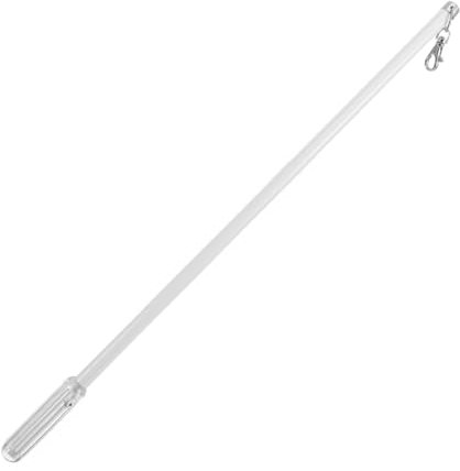 WATIIFUFU Gardinenstange Aus Aluminiumlegierung 50 Cm Manuelle Verstellung Moderne Vorhangstange Und Langlebig Einfache Installation Silber