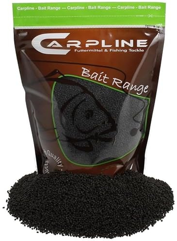 Carpline24 Bloody Halibut Pellets - 5 Kg - 2 mm - Karpfenfutter zum Anfüttern & Angeln von Karpfen, Carp Baits, Futterpellets als Angelköder