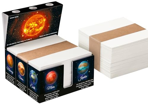 PrintCollect Zettelbox „Solar aus stabil verklebtem Hartkarton mit Stiftehalter