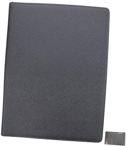 TEMPNAP Portfolio Organizer Binder Aus Pu Dokumentenablage Mit Clip Praktischer Personal Planner Für Büro Und Schule Elegantes Design