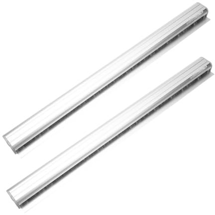 Homoyoyo 2 Stück Restaurant-tickethalter, Aluminiumlegierung, Schiebe-check-rack, Quittungshalter, Küche, Bestellhalter, Bestellungen, Ausstellungsschiene Für Küche, Cafés, Kneipen, Bars