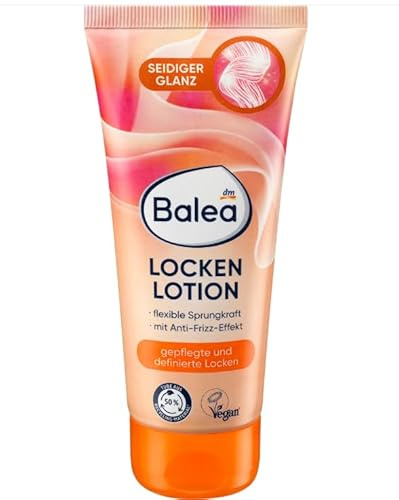 2x Balea Styling Lockenlotion für definierte Locken, Anti-Frizz Haarpflege, 100 ml