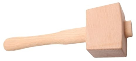NUOBESTY Marteau Bois Pour Charpentier Maillet Bois Outil Manuel Pour Travail Marteau à Ciseau