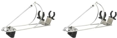 HKWFKAWA 2 set Lifebuoy Bracket Marine Buoy Bracket Holder for Yacht Outdoor Lifeguard Double Clamp