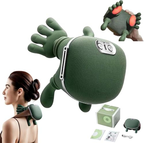 Trylightride Massager, TrueAlign Massage Master for Shoulder, NackenmassagegerätShiatsu Massagegerät 3D Deep Massage Mit 3 Massagestufen, Massages Master für Schultern, Nacken, unteren Bauch, Rücken