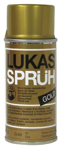 Lukas Sprühbronze Metallspray Sprühfarbe 150 ml Gold