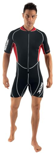 SEAC Ciao Man, Kurzarmanzug für Herren aus 2,5 mm-Neopren zum Schnorcheln, Tauchen und andere Wassersportarten