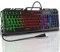TedGem Wired Gaming Keyboard with All-Metal Panel, LED Backlit, Spill-Resistant for Windows Gamer Desktop