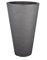 BigDean Pflanzkübel in Stein-Optik - 70 x 40 cm - 50 Liter - hoher Blumenkübel in Anthrazit - konisch - für Innen & Außen - frostsicher & wasserdicht