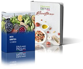 DIENNEA Prolife - Programma Alimentare - 12 Mesi - Include Test Intolleranza Glutine e Lattosio più il Ricettario Completo - Migliora il tuo benessere con un programma su misura - Made in Italy