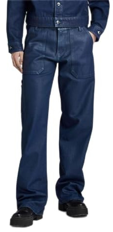 G-Star Femme Jean Judee Carpenter Loose, Bleu (luna blue cobler D23590-D436-G275), 26W / 30L