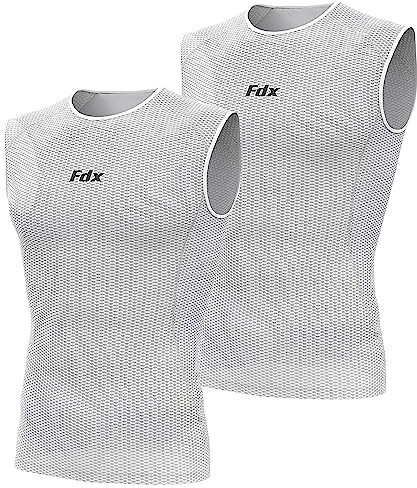 FDX Cool Mesh Base Layer Top Sleeveless Compression Sports Vest | Stay fresh and comfortable with breathable mesh fabric, lightweight compression support and anti-odour for every workout.