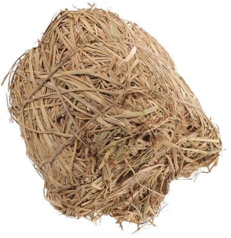 Haystack Dry Photography Props Small Natural Hay Guinea Pig Bales for Decoration Mini Hay Bales Miniature Hay Decor Miniature Hay Bales Mats House Nest Khaki Grass