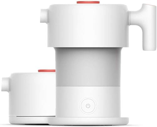 Bollitore Elettrico Pieghevole 0,6 Litri Bollitore Elettrico da Viaggio Pieghevole Bollitore d'Acqua Siliccollabile Veloce