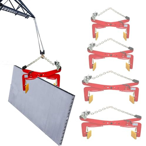 Elevador de Losas de Granito, Ajustable y de Alta Resistencia para Granito y Acero. Pinzas de Transporte de Roca Xl para Manipulación de Piedras y Proyectos de Construcción. Herramienta de E