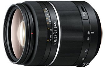 Sony SAL-2875 Standard-Zoom-Objektiv (28-75 mm, F2,8 SAM, A-Mount Vollformat geeignet für A99, A77 Serie)
