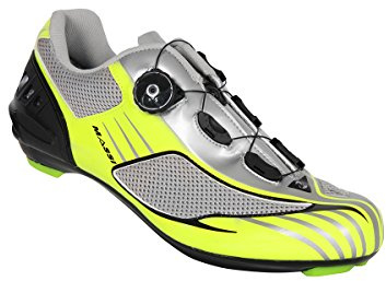 Massi Aria - Racercykelskor för gator unisex, färg neon/grå, storlek 42