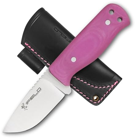 IFIELD Workout Überlebensmesser, Gürtelmesser mit Klingengröße 7 cm & Edelstahlklinge MOVA-58, Jagdmesser mit Satinklinge, Campinggerät zum Angeln, Jagen, Sport Treiben