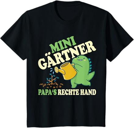 Mini Gärtner Papas rechte Hand Gartenliebhaber T-Shirt