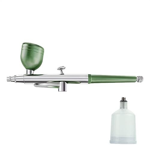 GIFRAN Farbsprühstift, 0,3 mm, Mehrzweck-Dual-Action-Airbrush-Set mit Schwerkraftzufuhr, Airbrush-Luft-Farbspritzpistole for Kunst, Modell, Make-up, Tätowierungen, Kuchendekoration (Color : B)