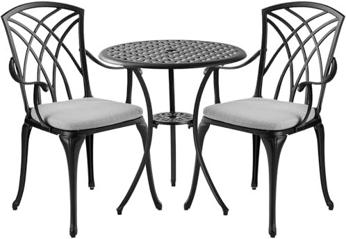 Withniture Bistrotisch und Stühle 2er Set