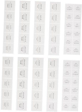 NUOBESTY 50blätter Selbstklebende Wasserfeste Etiketten Für Shampoo-flaschen Und Kosmetik-flaschen Etikettenaufkleber Für Körperseife Und Gesichtspflege