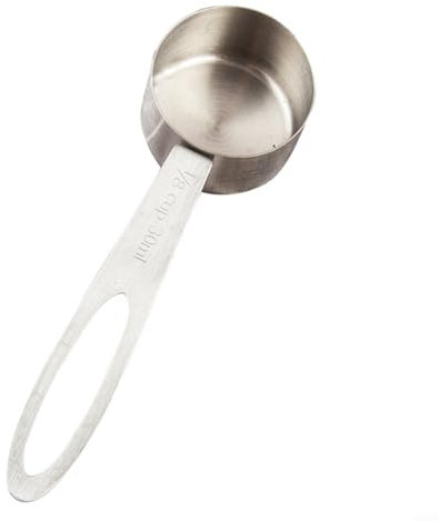 Stainless Steel Coffee Scoop, 30Ml 2 Tablespoon Metal Measuring Spoons for Kitchen Long Handle Round Tablespoon for Coffee Milk Powder Tea Hot ﻿