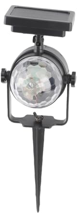 Proiettore da Fata a LED Impermeabile Ad Energia Solare con Luci Rotanti Multicolori per Decorazioni per Feste di Natale
