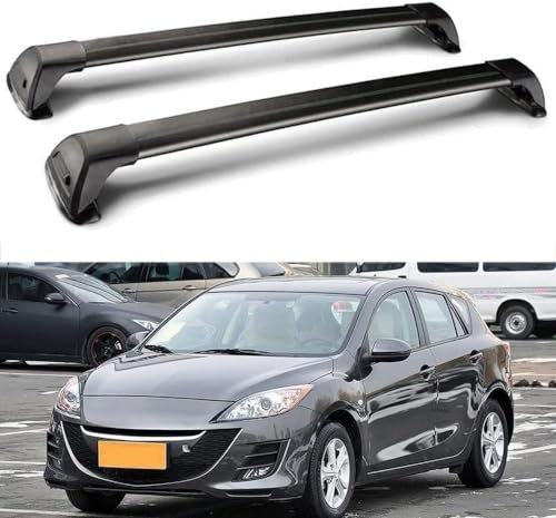 Dachgepäckträger Fahrradträger Für Mazda 3 Hatchback 2009-2013, Dachträger Dachboxen Dach Gepäckablage Railing Track Zubehör