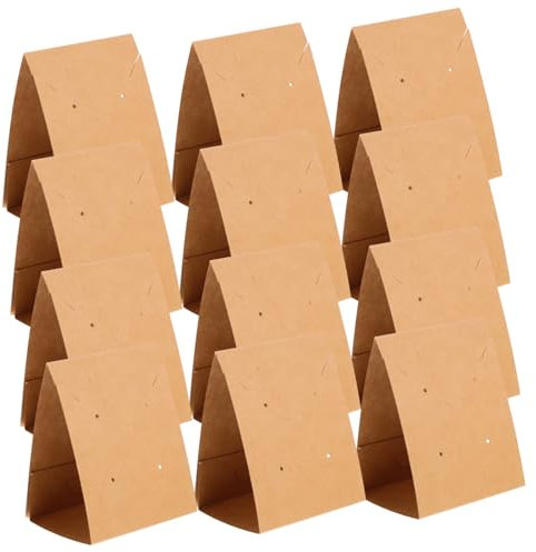 SEWACC 100stücke Ohrringkarten Aus Papier Für Schmuck-präsentation Und Aufbewahrung Geeignet Für Ohrringe Ohrstecker Und Andere Kleine Kunsthandwerkstücke