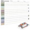 AVRUYPI Wandkalender, Jahresplaner 2025, Wandkalender 2025 Groß, Jahreskalender 2025 Wandkalender, Querformat, Gefaltet Wandplaner, Jahreskalender, Plakatkalender, Wall Calendar