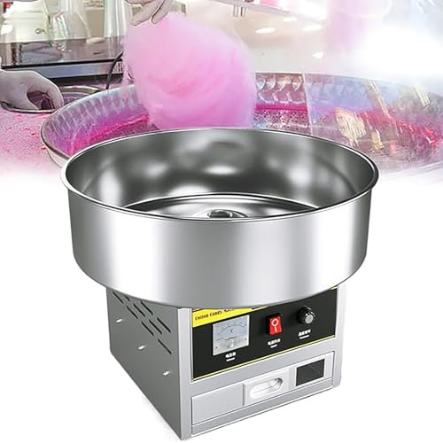 Genérico Máquina de algodón de azúcar Comercial de 1200 W, máquina Profesional for Hacer algodón de azúcar, máquina eléctrica for Hacer algodón de azúcar for Fiestas de cumpleaños