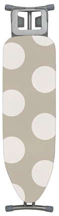 Housse Table À Repasser 120X40 Khaki Beige Housse pour Planche À Repasser Classic,avec Bande Élastique Resserrable, Thermo Reflect, Adaptée Aux Fers À Vapeur