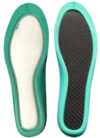 Kolfiber luftkudde zoom innersula basketskor sport anti-vridning svettabsorberande deodorant andningsbar basket mjuk sula plus, En färg, 46 EU