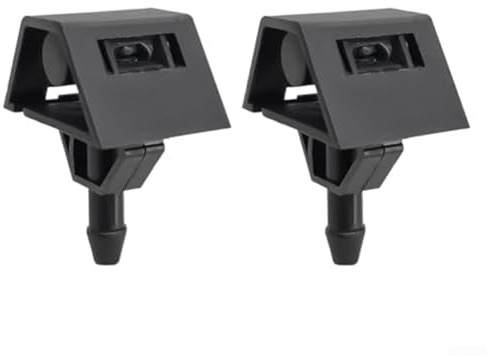 Ersatz Scheibenwaschdüsen für Nissan für Qashqai J10 J11 Modelle 2007 2018 2 Set mit 2 Wischerwaschdüse kompatibel mit OEM