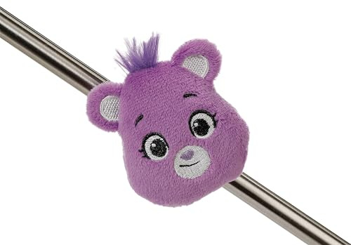 Mini MagNICI Lucky Bears Best Friend Bear 6 cm - Purple - Cuddly Toy with Magnet - Plush Toy Sticks to Metal Surfaces, Magnetic Boards and Bag Handles - Great Gift Idea | 62810