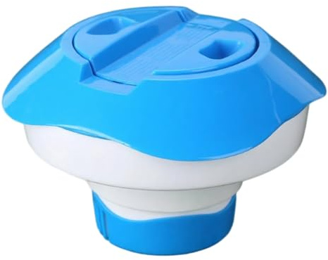 Galleggiante per compresse di cloro da 7 pollici, Galleggiante per compresse di cloro per da 1 e 3 pollici, Galleggianti per da piscina con prese d'aria per flussi regolabili -