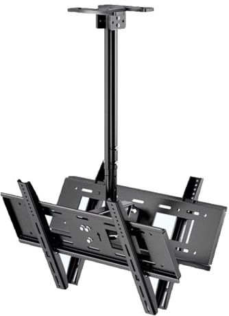Supporto TV sollevabile su entrambi i lati, inclinabile e girevole a 360°, adatto per TV da 26 a 75 pollici