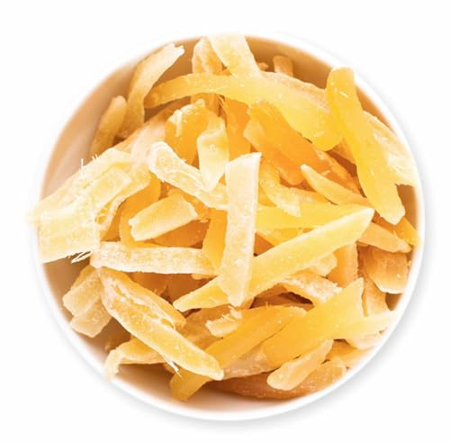 1001 Frucht Ingwerstäbchen kandiert 500g Trockenfrüchte mit Vitamin C Magnesium Eisen I kandierter Ingwer Thailand I Candied Ginger I Ingwer Stäbchen scharf bis süß