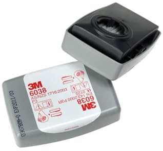 3M Partikelfilter 6038 mit Aktivkohle, P3R