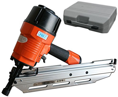 Druckluft Streifennagler Druckluftnagler Nagelgerät 34° 50mm bis 90mm Nagler