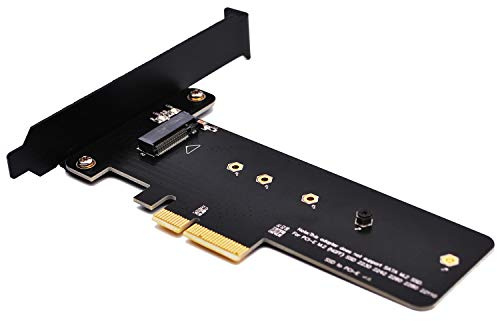 EZDIY-FAB PCI Express M.2 SSD NGFF Tarjeta PCIe a PCIe 3.0 x4 Adaptador (Soporte M.2 PCIe 22110, 2280, 2260, 2242)